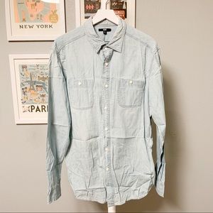 Uniqlo Chambray Button-Down Shirt XL